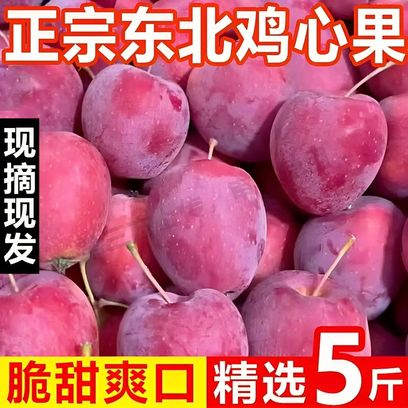 东北海棠果鸡心果酸甜好吃便宜