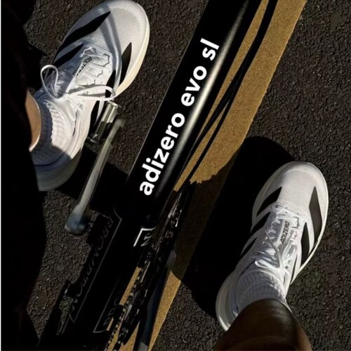 Adizero Evo SL竞速马拉松跑鞋男女训练跑步鞋网面户外休闲运动鞋