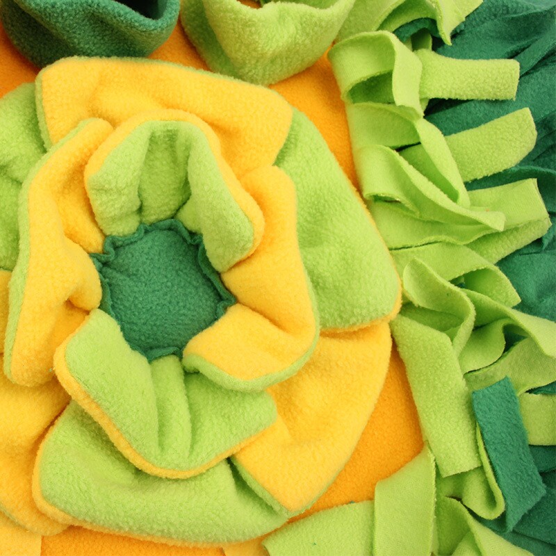 宠物锦鲤嗅闻垫摇粒绒收纳嗅闻垫慢食防噎训练狗狗玩具藏食嗅闻垫