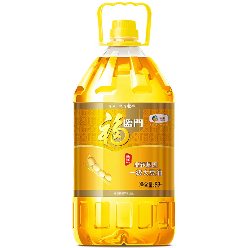 福临门甄选非转基因一级大豆油5L