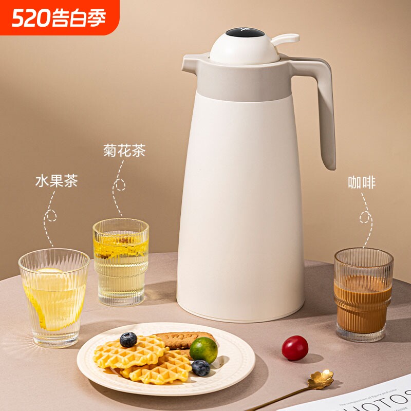 保温壶家用热水壶大容量暖水壶玻璃内胆焖茶壶保温茶瓶长效食品级