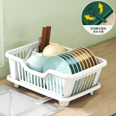 家用沥水碗盘架厨房置物架塑料餐具碗碟收纳架碗柜碗筷收纳盒水槽