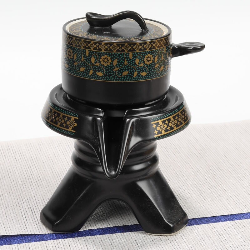 懒人石磨茶具套装陶瓷家用防烫旋转自动功夫茶杯泡茶壶盖整套中式