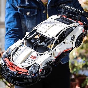 兼容乐高保时捷911积木机械组拼装 跑车遥控赛车成人玩具男孩礼物