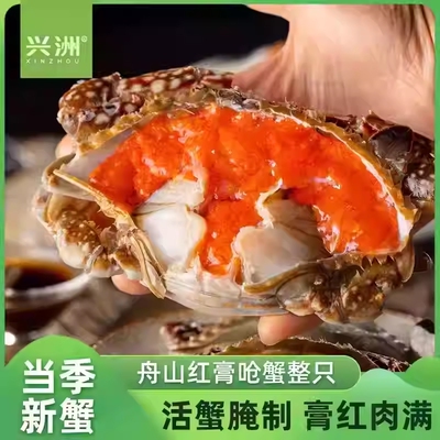 精品舟山红膏腌制红膏