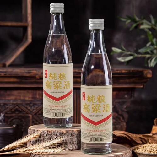 四川泸州乔巴纯粮食高粱酒固态发酵42度500ml整箱特价口粮酒