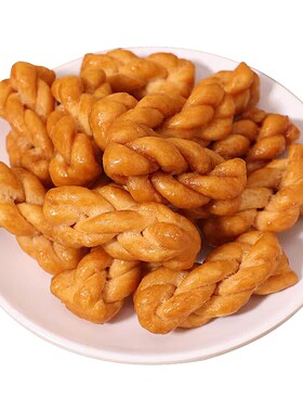 混合口味小麻花约100个整箱散装
