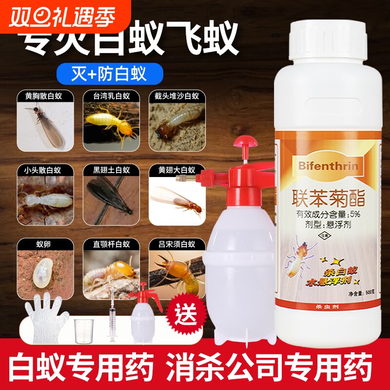 家用防治专杀虫剂全窝除灭飞白蚁特灵效药粉端非无毒白蚁喷雾消杀