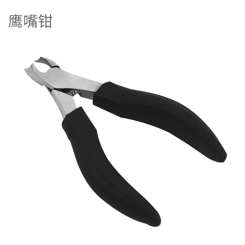 不锈钢甲沟专用指甲刀脚趾甲剪鹰嘴钳嵌死皮钳修甲工具防锈耐用