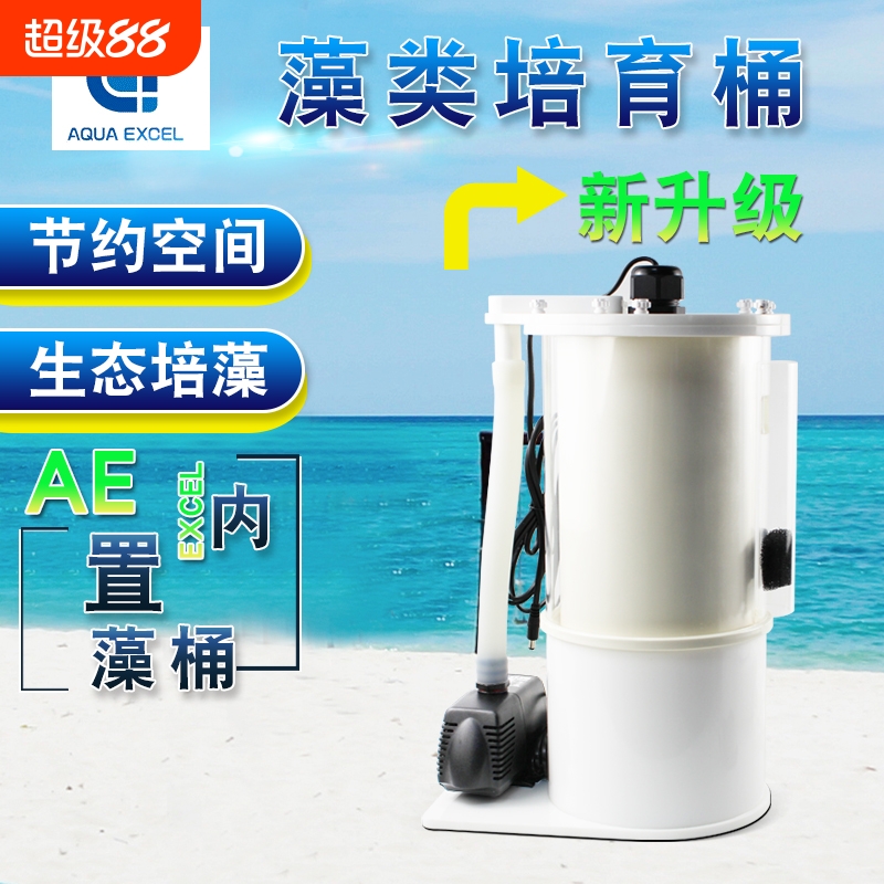 海水高等藻类培育鱼缸ae藻桶