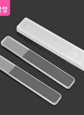 指甲锉/玻璃锉BD1sn0-透明磨砂条抛光水晶搓条打磨条玻璃指甲锉