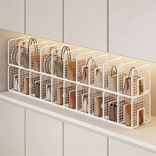 包包收纳神器柜内手提托特包放置