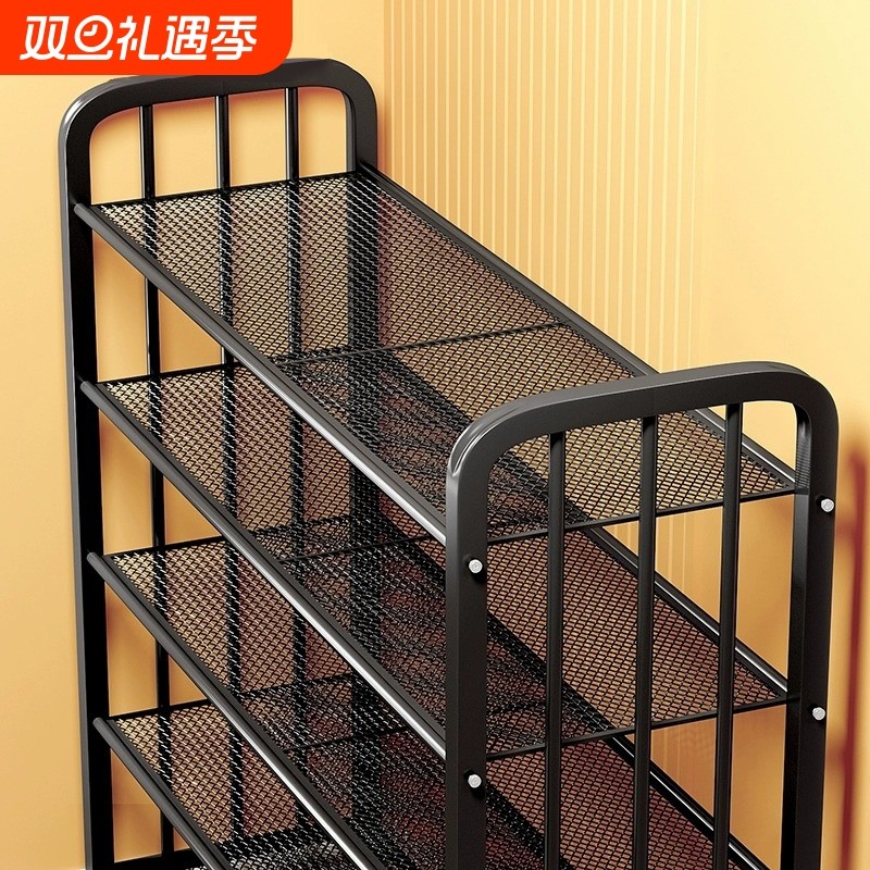 简易家用鞋架子门口多层防尘鞋柜宿舍室内鞋子收纳神器置物架进门
