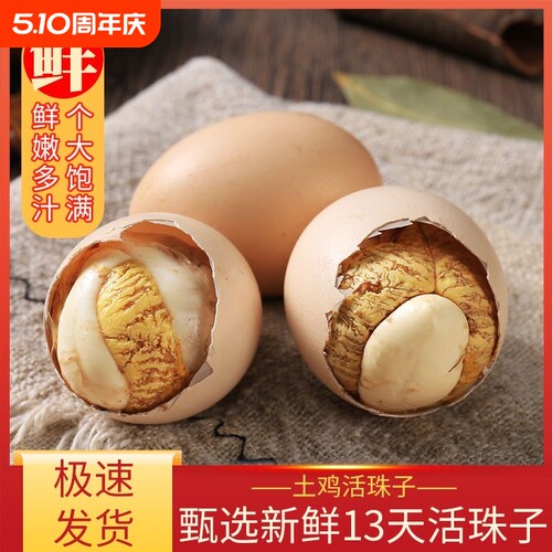 五香新鲜活珠子13天鸡胚蛋香辣熟钢化毛蛋鸡蛋香辣开袋即食胚胎