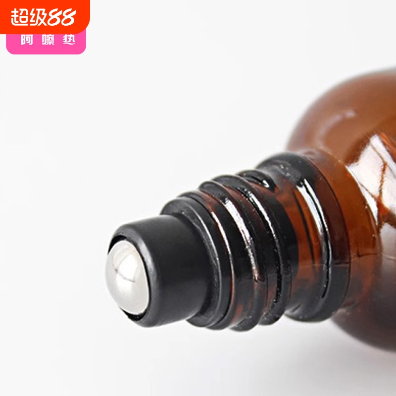 分装瓶/滚珠CD1sn0-精油走珠瓶加厚空瓶钢珠便携小巧避光茶色瓶