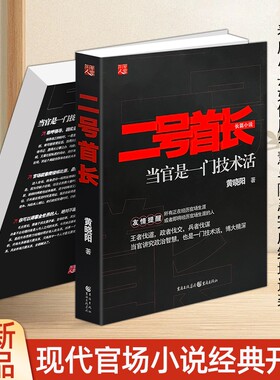 正版现货《二号首长 1》黄晓阳著 看懂职场规则与人情世故 提升处世格局 经典口碑小说 读懂社会运行的底层逻辑