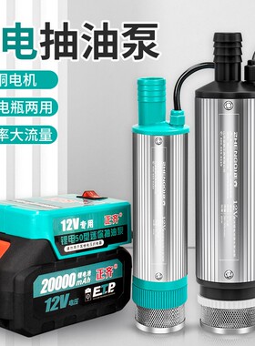 24v电动抽油泵锂电两用小型
