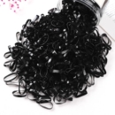 黑色加宽加厚皮筋发圈 约300根