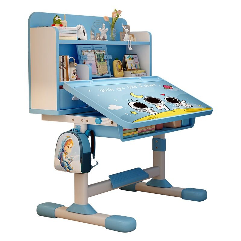 d儿童学习桌家用桌子写字作业课桌椅组合套装男孩小学生可升降书