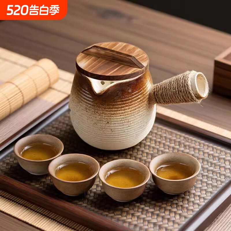 围炉煮茶壶2026新款罐罐壶煮茶器烤奶茶壶带釉烤茶壶烤茶罐炭火