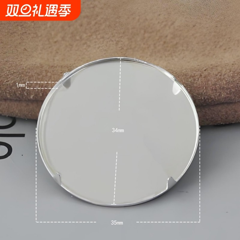 925纯银胸针托银别针底座可镶嵌宝石玉石饰品DIY胸针半成品配件