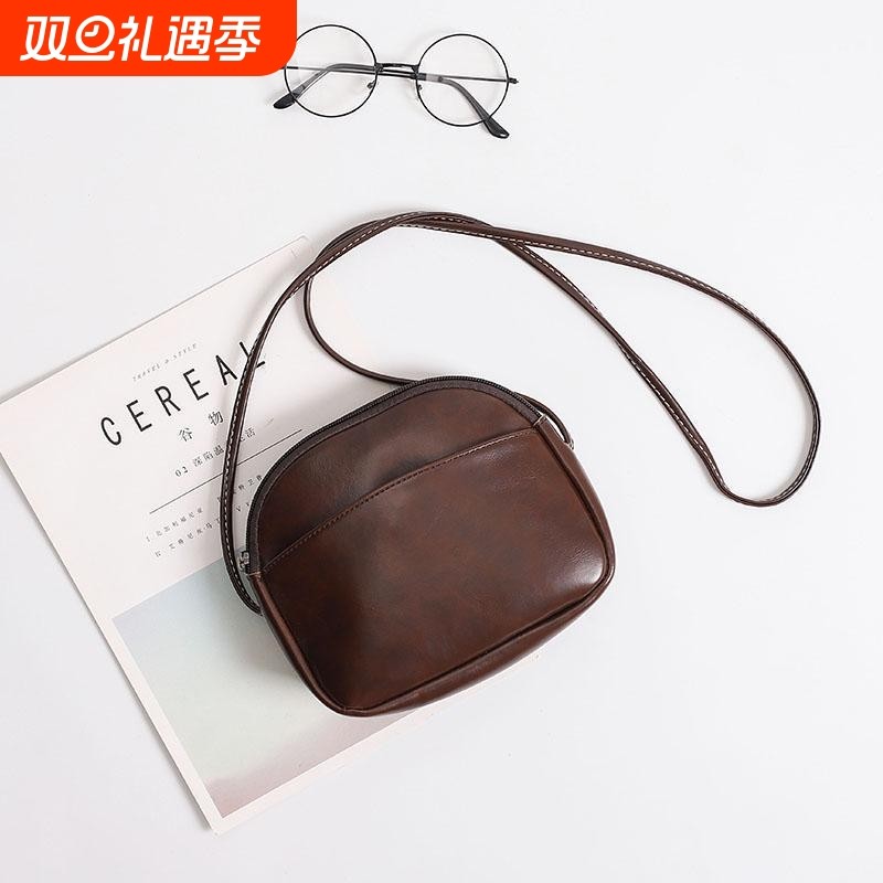 复古美拉德色系时尚小包单肩包斜挎包新款贝壳休闲包女日常通勤