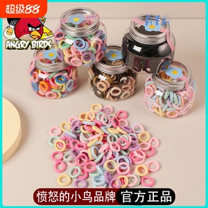 小皮筋愤怒的小鸟儿童发圈高弹力不伤发皮套宝宝头绳多彩发绳耐用