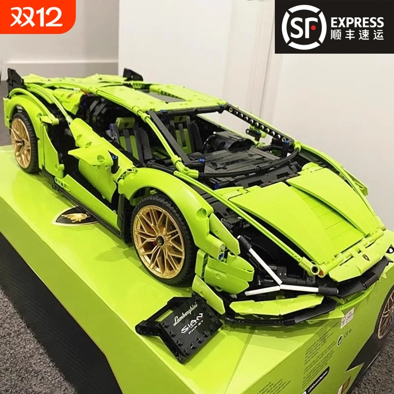 【全网爆款】跑车积木模型