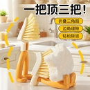 三角刷厨房水槽缝隙刷家用多功能清洁刷头小清洗刷清洁神器无死角