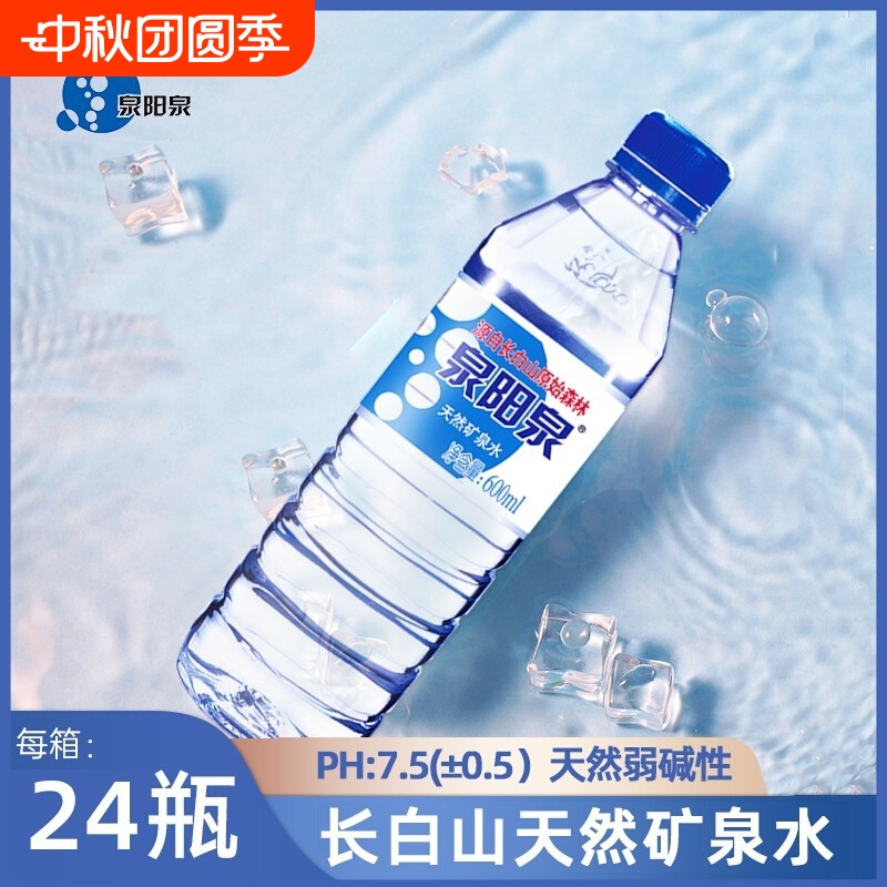 天然矿泉水长白山600ml*24瓶