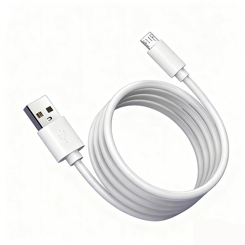 适用安卓数据线快充充电线老式接口microusb梯形白色1米