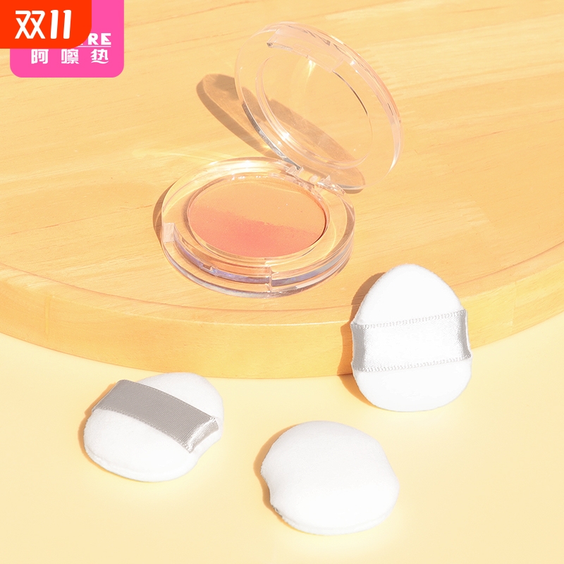 粉扑/小/手指B1pf0-手指粉扑指尖定妆气垫扑指腹粉扑旅行便携