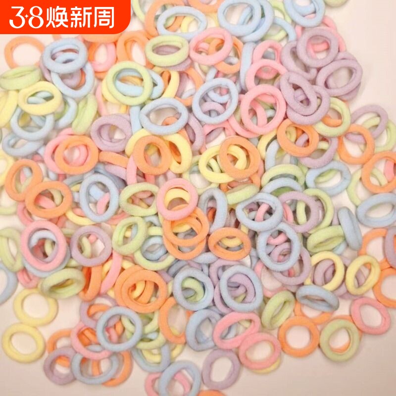 儿童小橡皮筋女扎头发圈女童头绳不伤发发绳女孩发饰宝宝新款头饰 - 天天特卖工厂出品