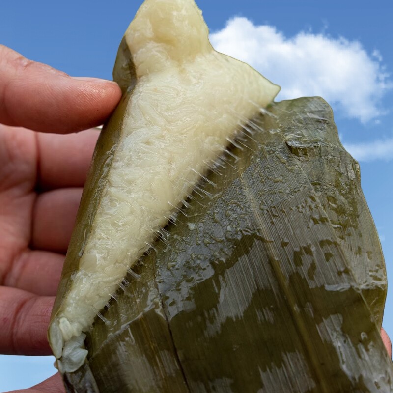 纯糯米粽子纯手工白水粽清水迷你小水煮原味湖北特产真空袋装