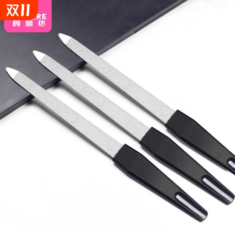 指甲锉/不锈钢CC1SQ0-修护理甲面美甲指甲锉条打磨工具双面锉条