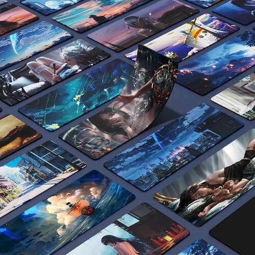 鼠标垫超大男生二次元电竞