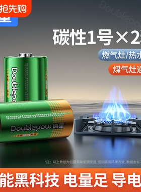 燃气灶1号家用电池倍量一碳性热水器大号1.5V专用D型R20P煤气灶炉