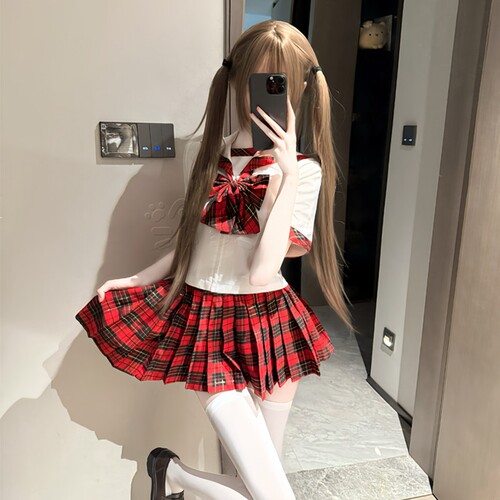 苏格兰水手服套装复刻日系漫画感