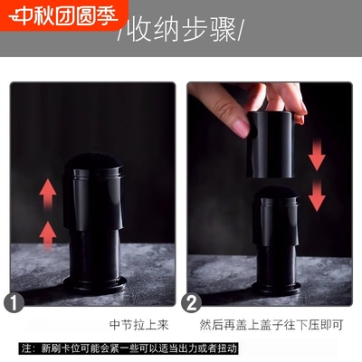 散粉刷羊毛便携收纳大号伸缩腮红刷粉饼刷动物毛化妆刷子一支装