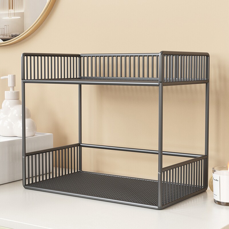 浴室置物架卫生间整理架洗漱台上放置架杯架化妆品架子收纳多层