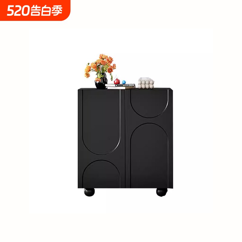 a现代简约超薄鞋柜大容量玄关家用门口鞋架入户靠墙储物柜轻奢黑
