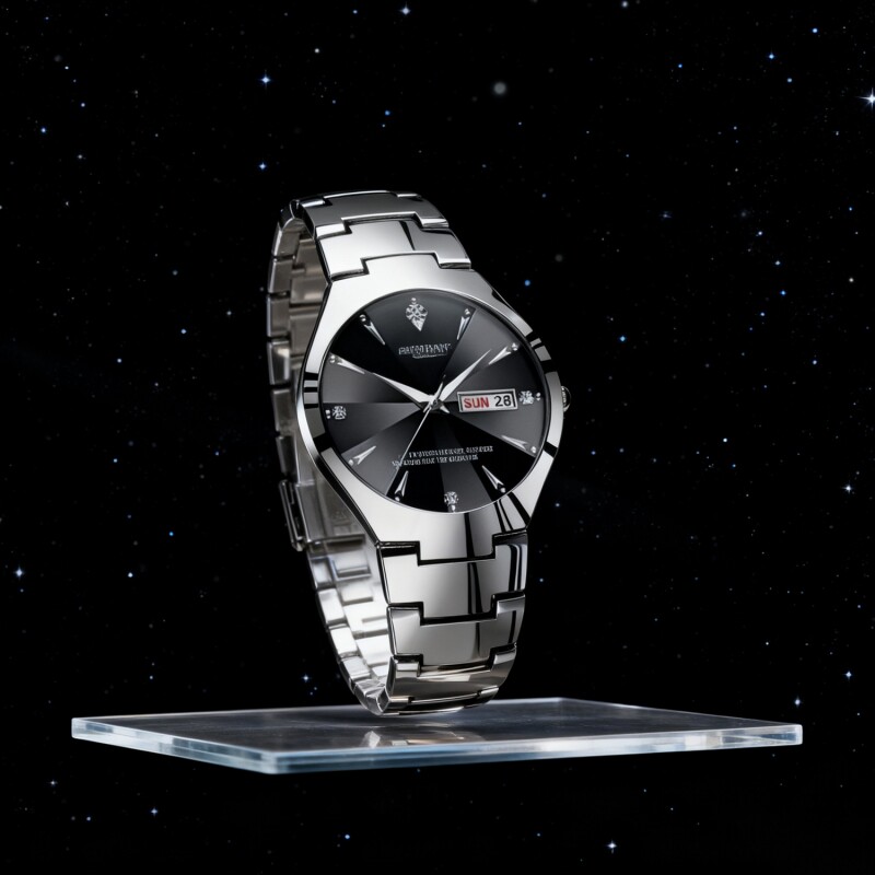 手表瑞士名表正品全自动机械风石英表商务高级感夜光防水时尚钢带