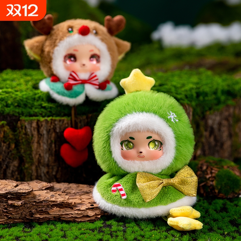 新品可爱卡通公仔钥匙扣包包挂饰钥匙链挂件创意玩偶娃娃圣诞正版