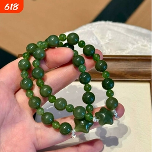 天然和田碧玉手串10mm