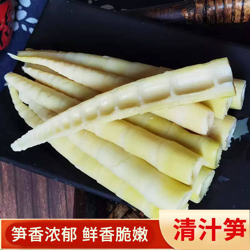江西乐安广雅青汁笋500g深山笋脆嫩清水保鲜开袋野生健康袋装全国