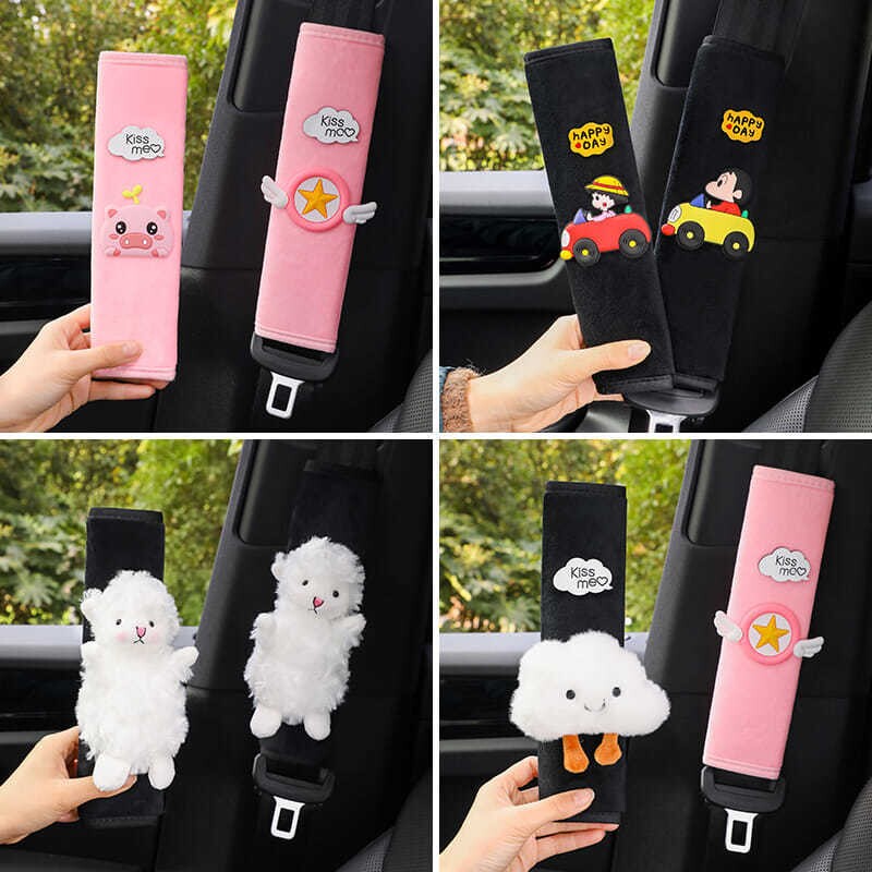 汽车用品安全带套保险护肩套加长男女可爱卡通车饰装饰品套装内饰