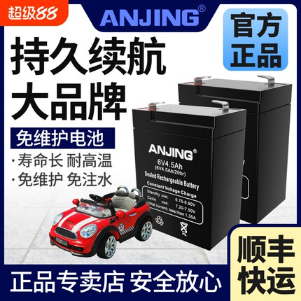 儿童电动汽车6伏12伏6V12V电瓶玩具遥控摩托童车蓄电池充电器配件