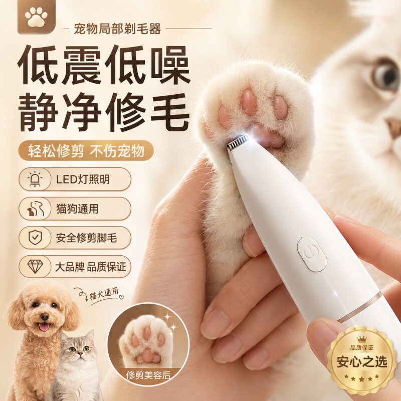 宠物电推剪静音款|超3000次加购图片