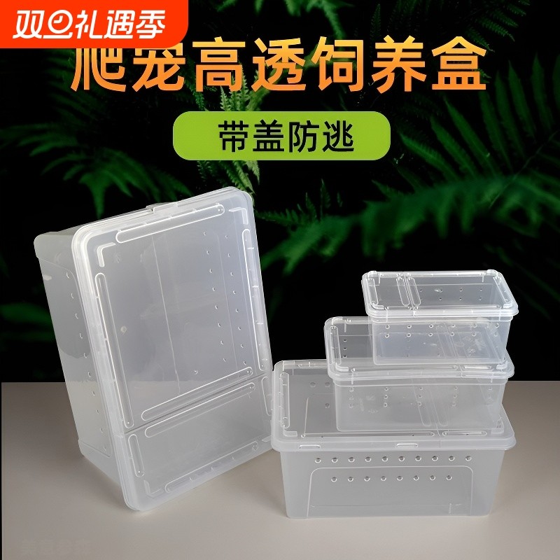 爬虫爬宠饲养盒守宫蜥蜴蝎子蜘蛛角蛙昆虫蚕宝宝寄居蟹树栖饲养箱