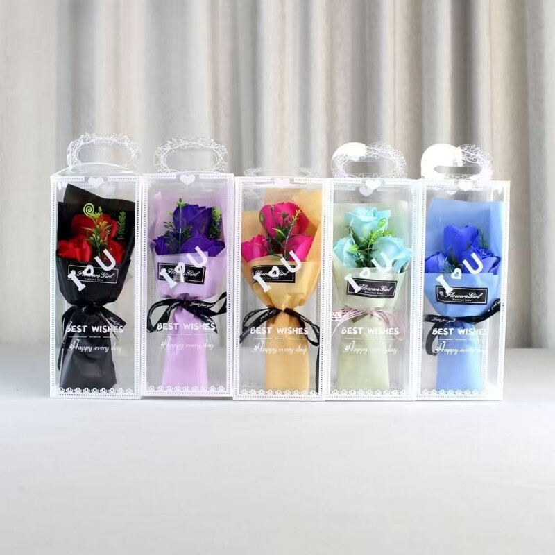 教师节送老师仿真香皂玫瑰花批发图片